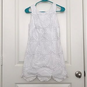 Lily Pulitzer white shell dress
